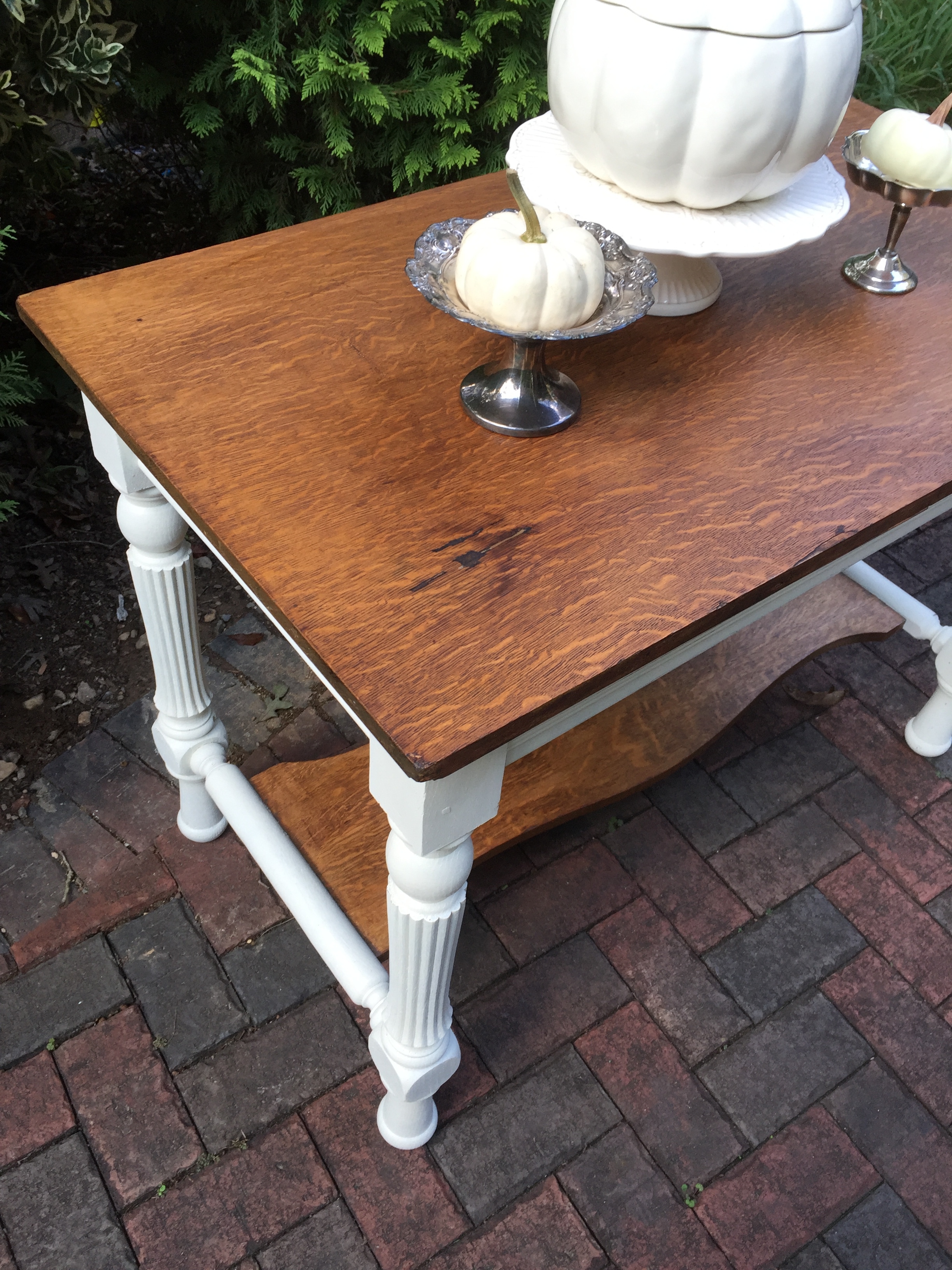 A Sweet Handmade Library Table