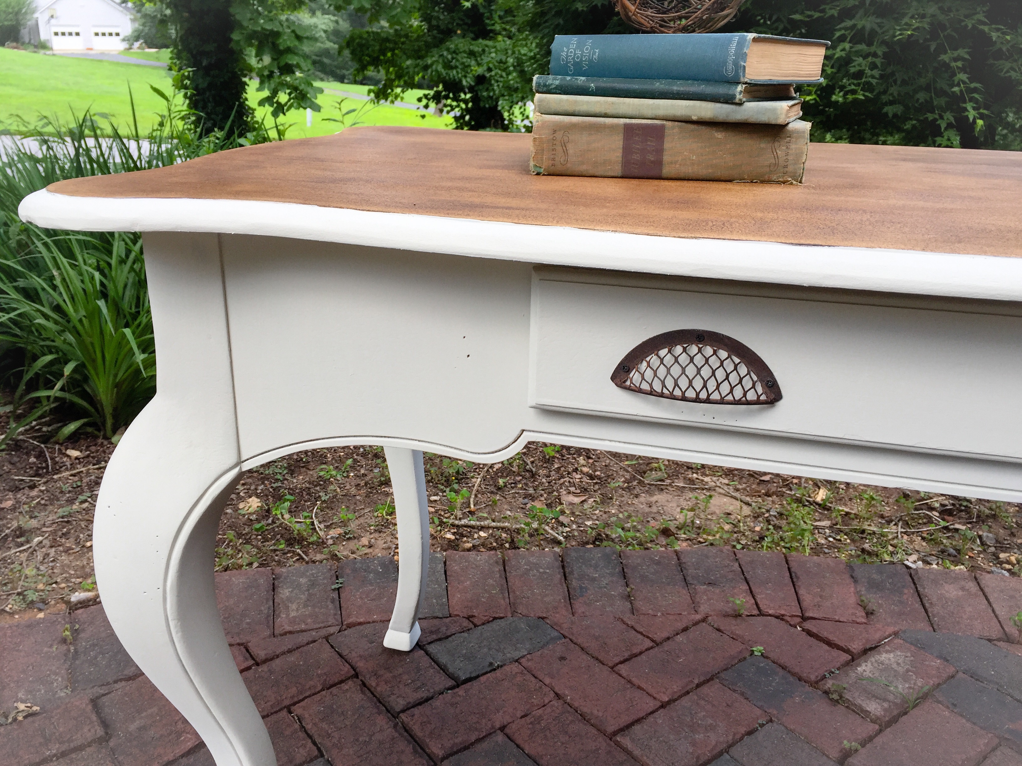 Giving A Library Table A Makeover